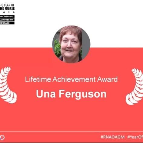 Una Ferguson Lifetime Achievement winner 2020