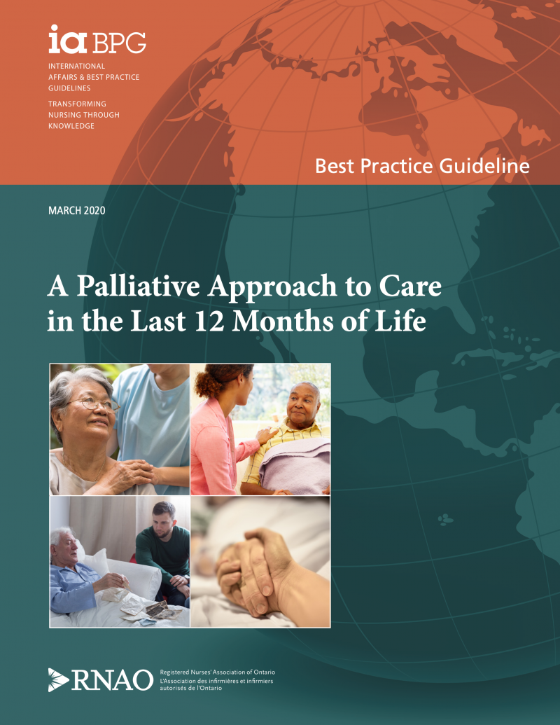 A Palliative Approach to Care in the Last 12 Months of Life BPG (2020) Title Page