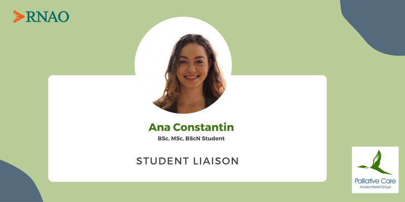 Ana Constantin, Student Liaison