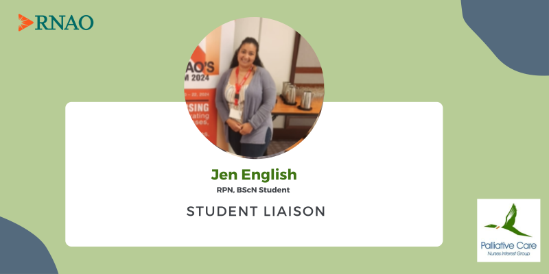 Jen English, Student Liaison