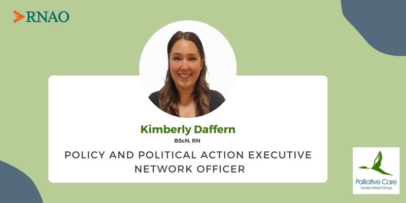 Kimberly Daffern, Policy and Political Action executive  Network Officer