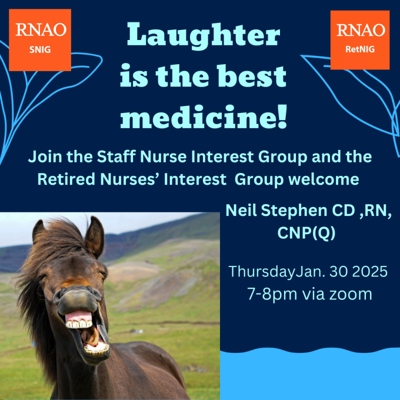 Laughter is the Best Medicine! Jan 30th 7pm via Zoom