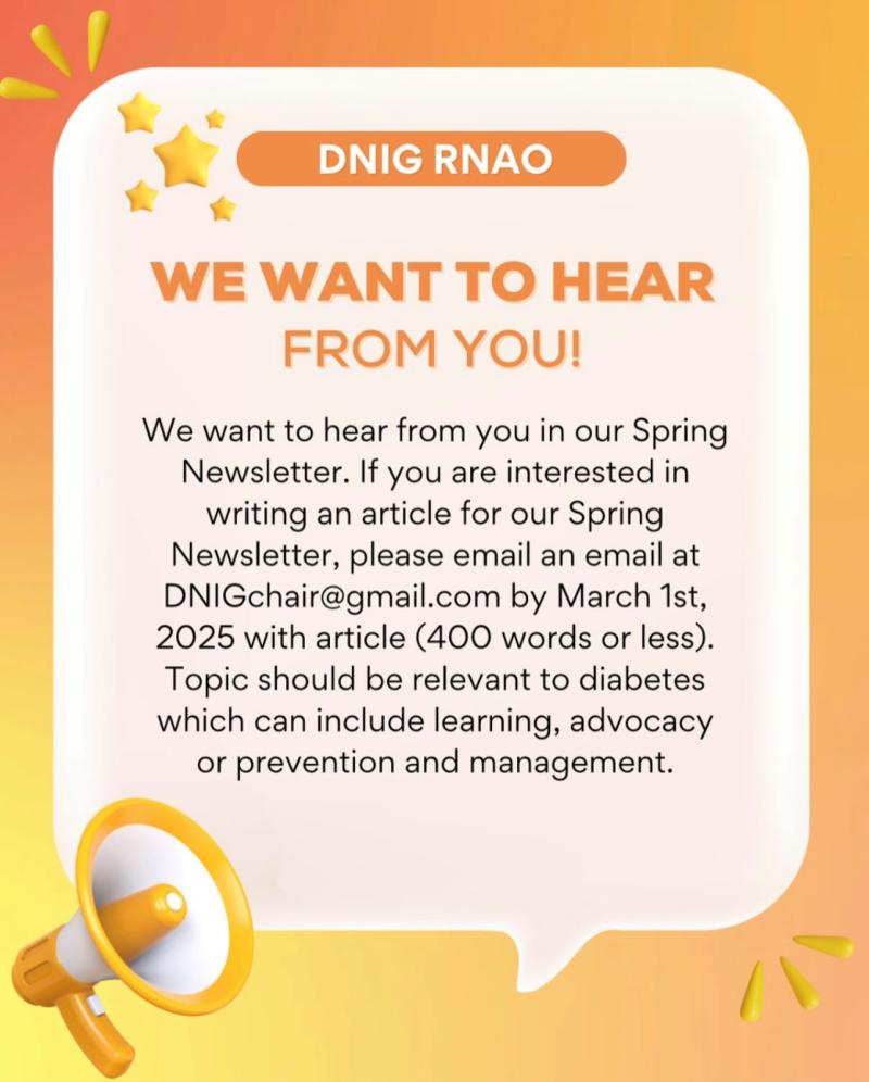 Spring Newsletter Call for Articles