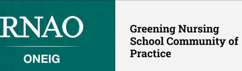  Greening Nursing School Community of Practice