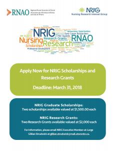 NRIG Scholarships and Grants Poster
