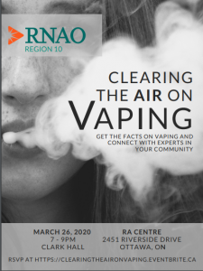 Clearing the Air On Vaping Poster