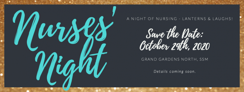 Save the Date - Nurses' Night (October 2020)