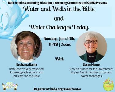 Image- Water and Wells in the Bible and Water Challenges Today