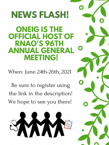 RNAO 2021 AGM Promotional Poster