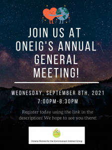 ONEIG AGM 2021 poster