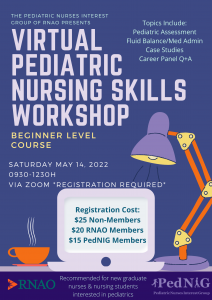 Virtual Pediatric Nursing Skills Workshop 