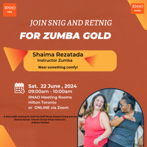  RetNIG and SNIG Hybrid Zumba Gold session 