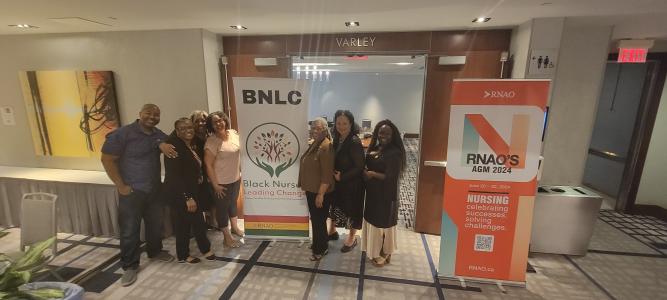 BNLC Executive Members at the 2024 RNAO AGM 