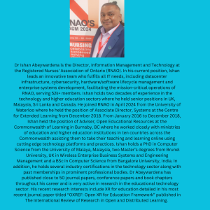 Bio of Dr Abeywardena