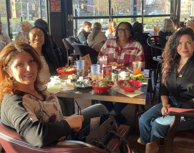 group of people at table
