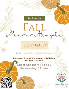 BNLC Fall Ottawa Mix and Mingle Poster