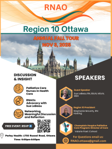 Poster RNAO Region 10 Annual Fall Tour 2025