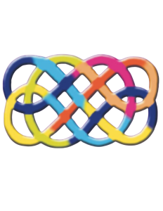 CTNIG logo, multicoloured interconnected rings