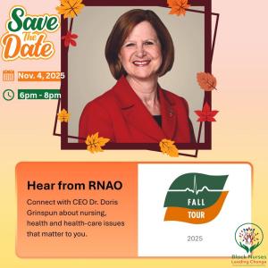 CEO of RNAO Dr. Doris Grinspun 