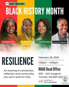 BNLC  Black History Month Event:  Resilience 