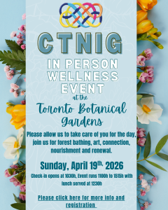 CTNIG Wellness event flyer