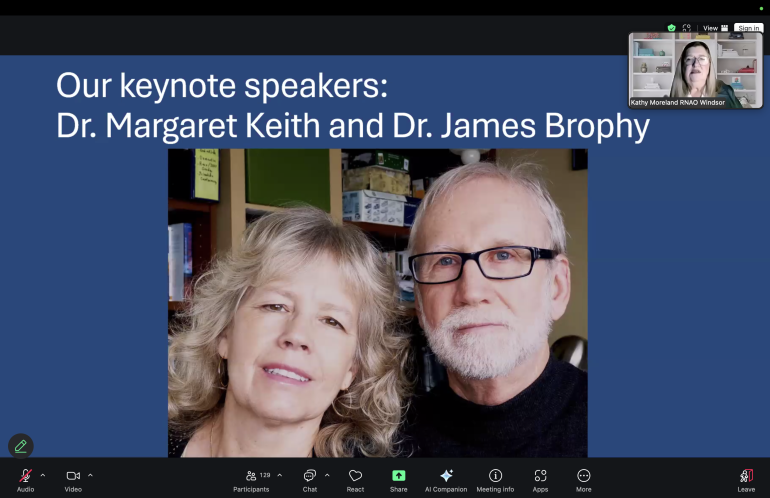 Keynote Speakers: Dr Jim Brophy and Dr Marg Keith